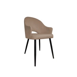 Krzesło Velvet tkanina welur, noga metalowa