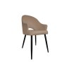 Krzesło Velvet tkanina welur, noga metalowa