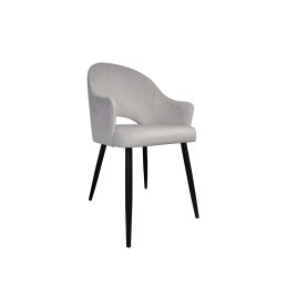 Krzesło Velvet tkanina welur, noga metalowa