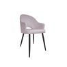 Krzesło Velvet tkanina Welur noga metalowa