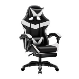 Fotel gamingowy Games z podnóżkiem i masażem