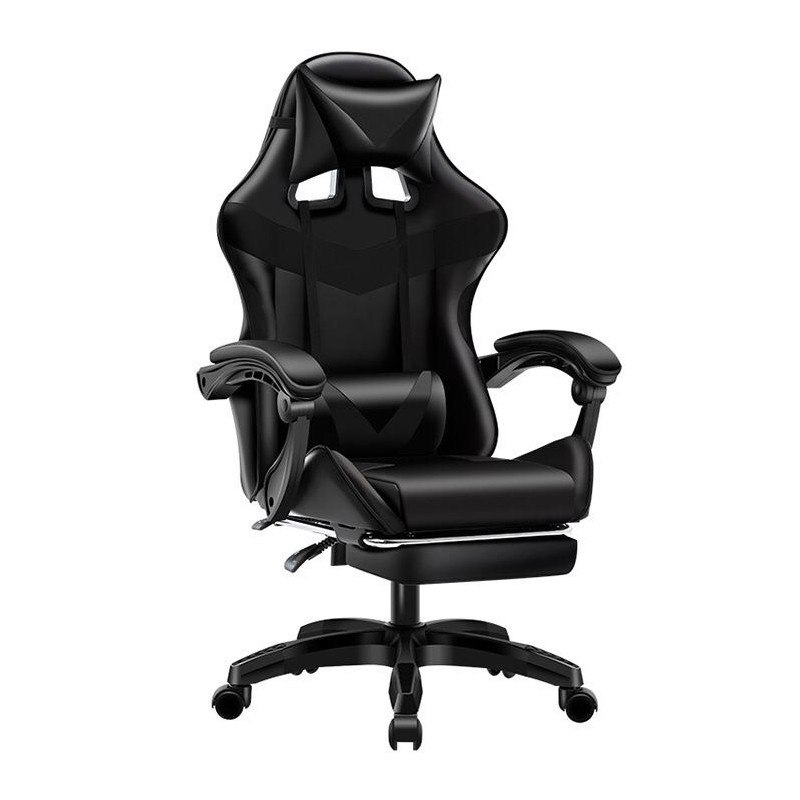 Fotel gamingowy Games z podnóżkiem i masażem