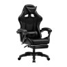 Fotel gamingowy Games z podnóżkiem i masażem
