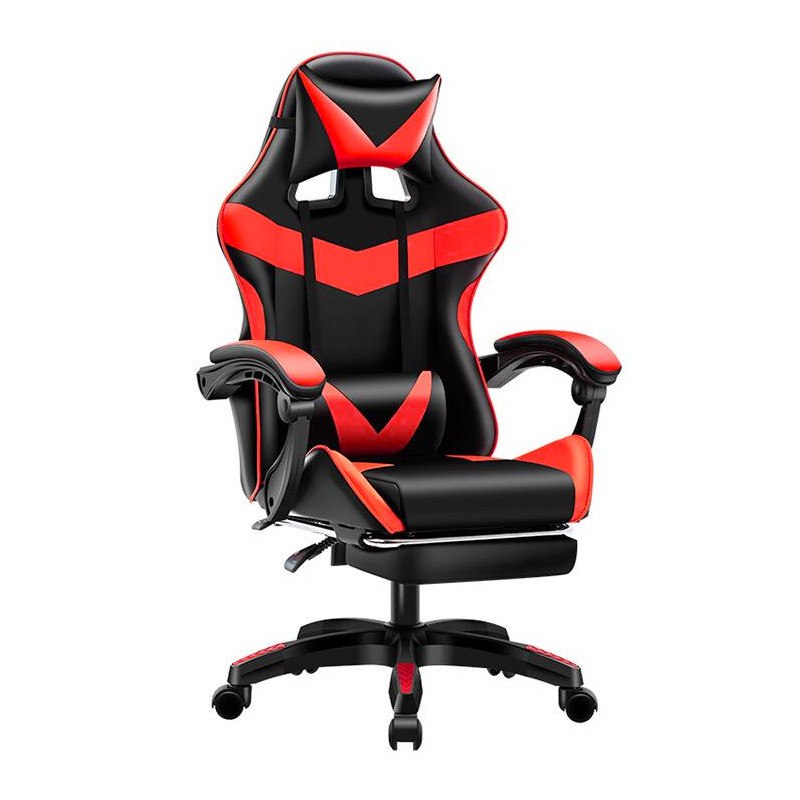 Fotel gamingowy Games z podnóżkiem i masażem