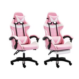 Fotel gamingowy Games z podnóżkiem i masażem