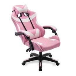 Fotel gamingowy Games z podnóżkiem i masażem