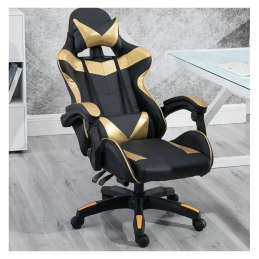 Fotel gamingowy Games z podnóżkiem i masażem