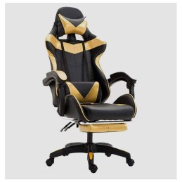 Fotel gamingowy Games z podnóżkiem i masażem