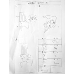 Krzesło IVO nowoczesne tkanina Welur płoza metalowa czarna