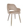 Krzesło Milano tkanina Vogue noga metalowa