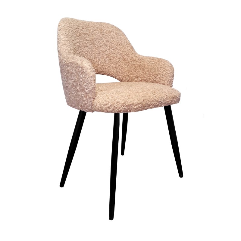 Krzesło Milano tkanina Rolf noga metalowa