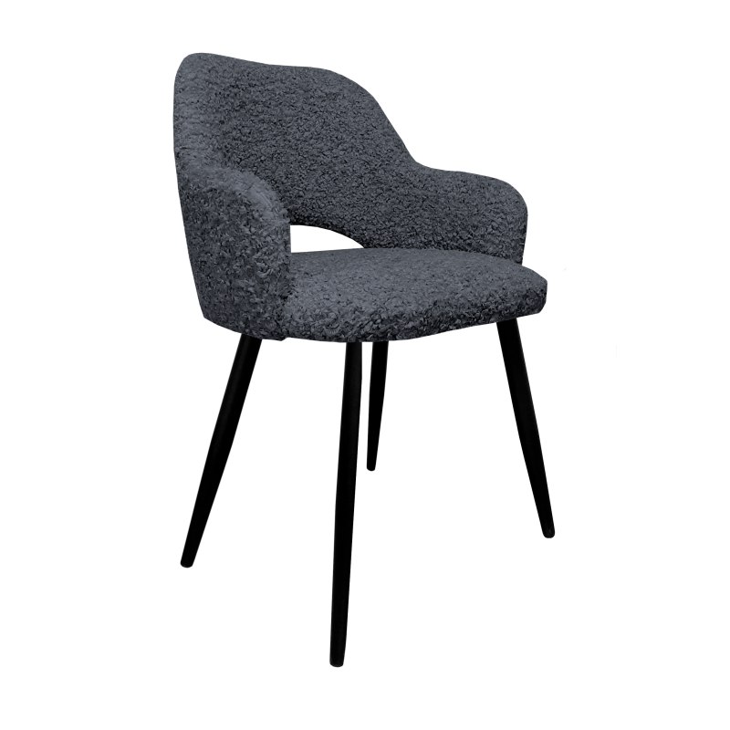 Krzesło Milano tkanina Rolf noga metalowa