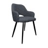 Krzesło Milano tkanina Rolf noga metalowa