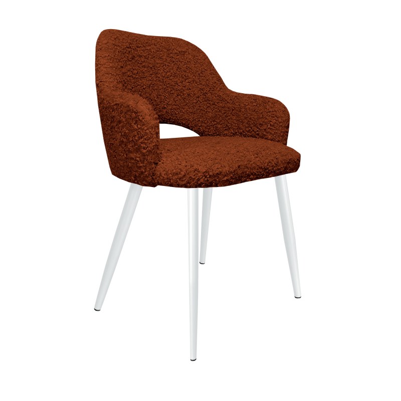 Krzesło Milano tkanina Rolf noga metalowa