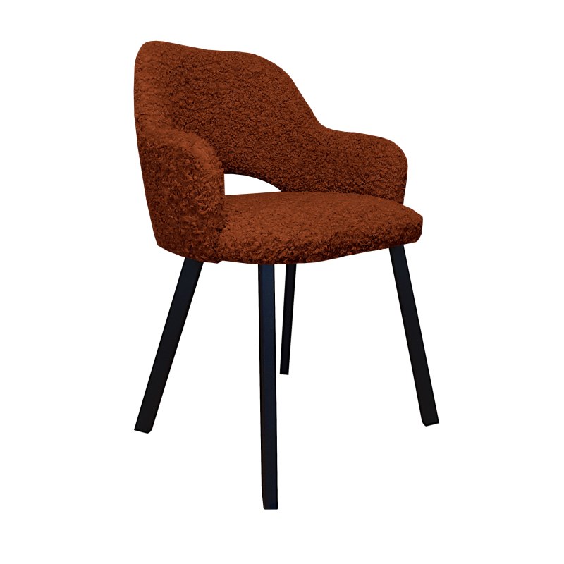 Krzesło Milano tkanina Rolf noga metalowa