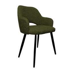 Krzesło Milano tkanina Rolf noga metalowa