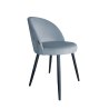 Krzesło TRIX tkanina Welur noga metalowa