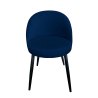 Krzesło TRIX tkanina Welur noga metalowa