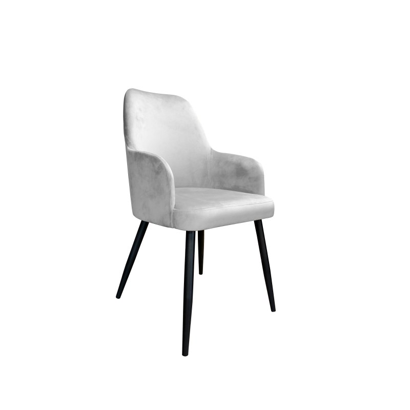 Krzesło WESTA tkanina Welur noga metalowa