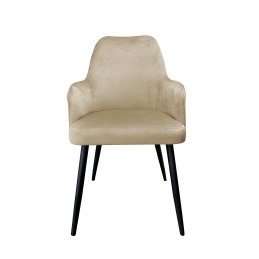 Krzesło WESTA tkanina Welur noga metalowa