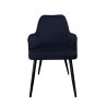 Krzesło WESTA tkanina Welur noga metalowa