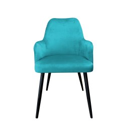 Krzesło WESTA tkanina Welur noga metalowa