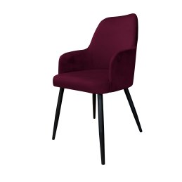 Krzesło WESTA tkanina Welur noga metalowa