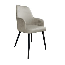 Krzesło WESTA tkanina Welur noga metalowa