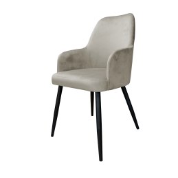 Krzesło WESTA tkanina Welur noga metalowa