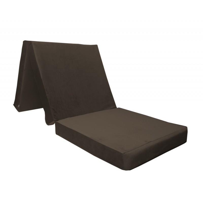 Materac składany Velvet MG05 180x60x10 brąz