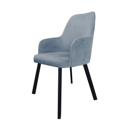 Krzesło WESTA tkanina Welur noga metalowa