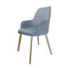Krzesło WESTA tkanina Welur noga metalowa
