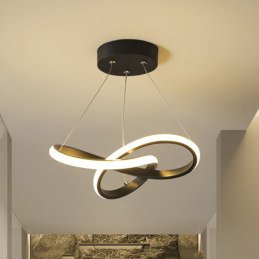 Nowoczesna lampa LED pierścieniowa AT73-ESL-Black