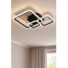 Plafon lampa LED sufitowa kwadrat metalowa AT88-3SL-Black II