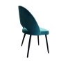 Krzesło Polo tkanina welur, nogi metalowe