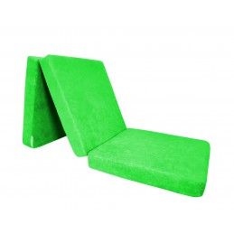 Materac składany 180x60x15 Mikrofaza zielony