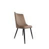 Krzesło Victor tkanina Welur noga metalowa