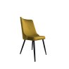 Krzesło Victor tkanina Welur noga metalowa