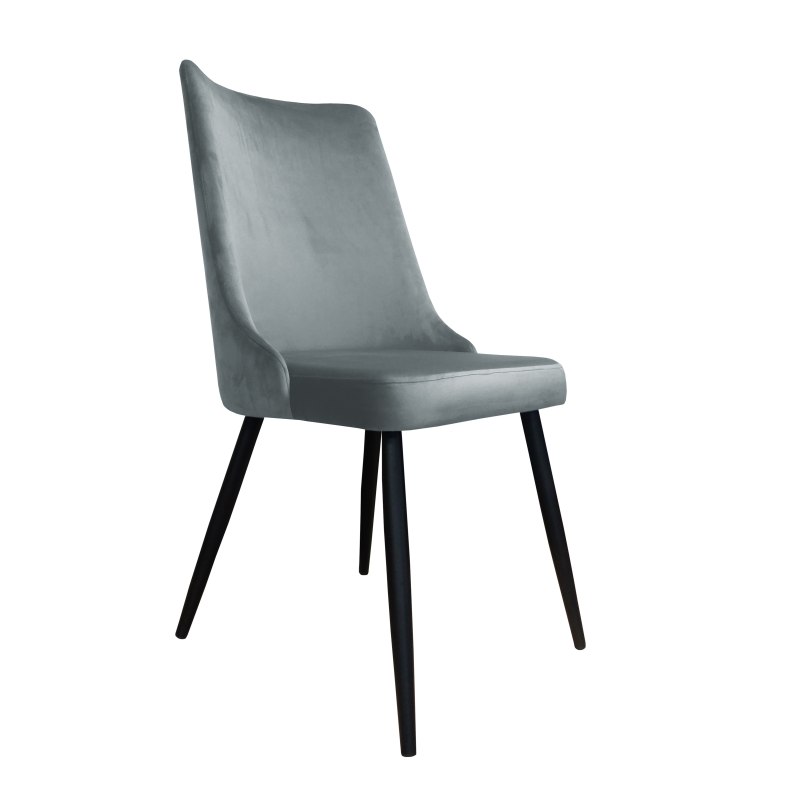 Krzesło Victor tkanina Welur noga metalowa