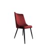 Krzesło Victor tkanina Welur noga metalowa