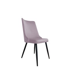 Krzesło Victor tkanina Welur noga metalowa