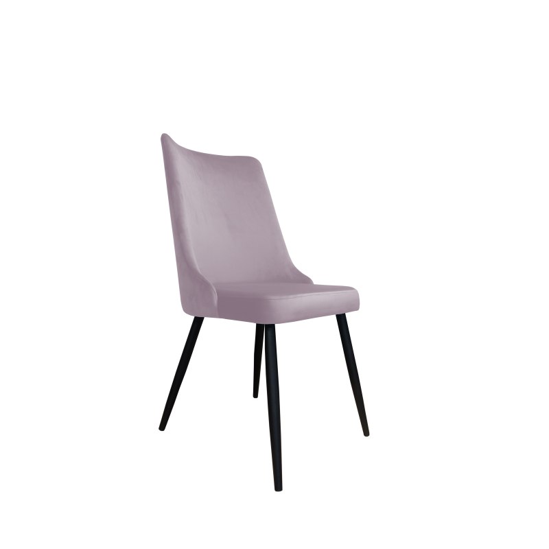 Krzesło Victor tkanina Welur noga metalowa