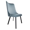 Krzesło Victor tkanina Welur noga metalowa