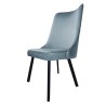 Krzesło Victor tkanina Welur noga metalowa