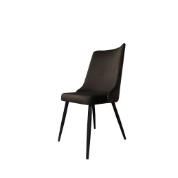 Krzesło Victor tkanina Welur noga metalowa