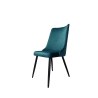 Krzesło Victor tkanina Welur noga metalowa