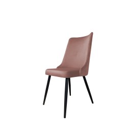 Krzesło Victor tkanina Welur noga metalowa