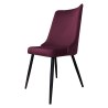 Krzesło Victor tkanina Welur noga metalowa