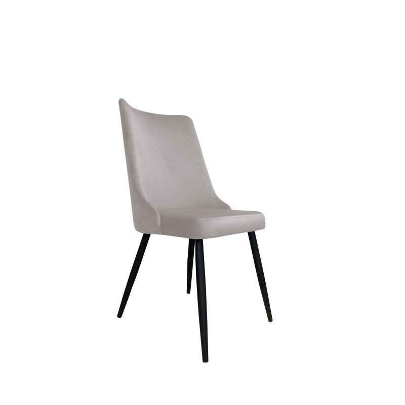 Krzesło Victor tkanina Welur noga metalowa