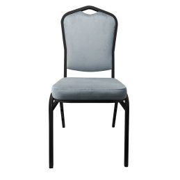 Krzesło Vega welur z metalowym stelażem